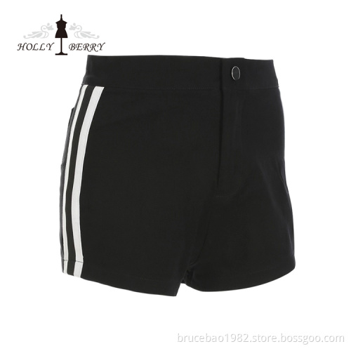 Mini Short Sport Streaks on the Side Fashion Short Pant Sport Sexy Slacks